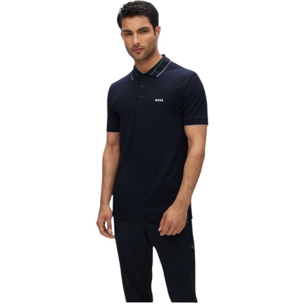 Black Hugo Boss Polo Shirt (XXXL)